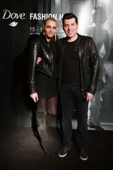 Jasmina Kapetanović, PR Dove Fashion.hr-a i Boris Banović, modni stilist i TV voditelj