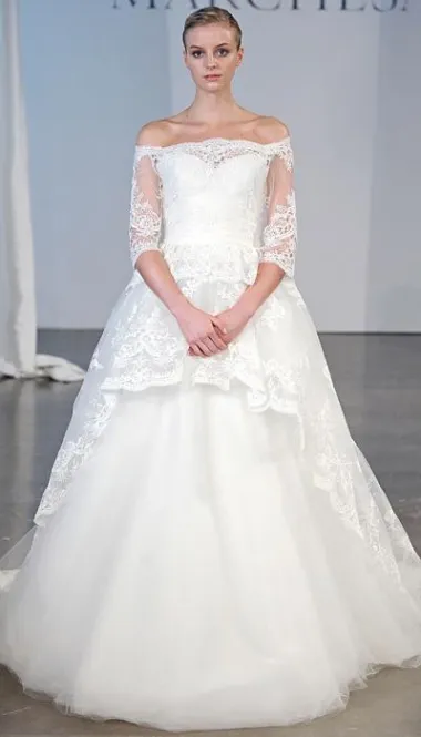 Marchesa vjenčanice proljeće 2014. (www.instyle.com)