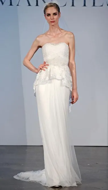 Marchesa vjenčanice proljeće 2014. (www.instyle.com)