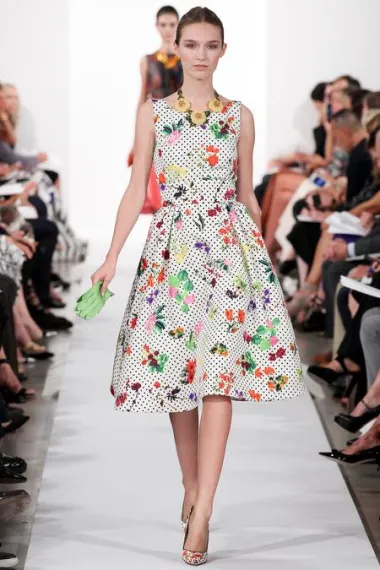 Oscar de la Renta kolekcija proljeće 2014. (www.style.com)