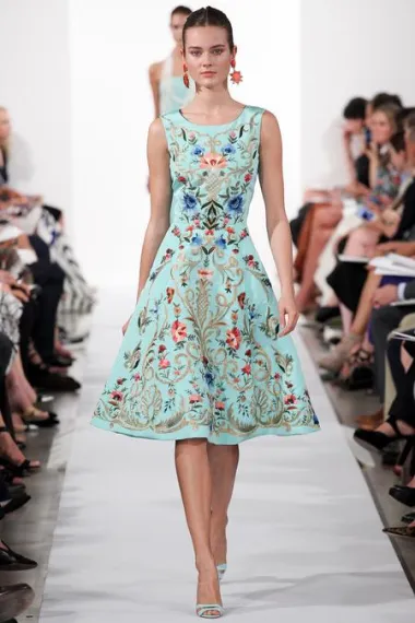 Oscar de la Renta kolekcija proljeće 2014. (www.style.com)