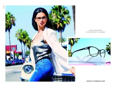 Brazilski supermodel Adriana Lima predstavila je novu Vogue Eyewear kampanju