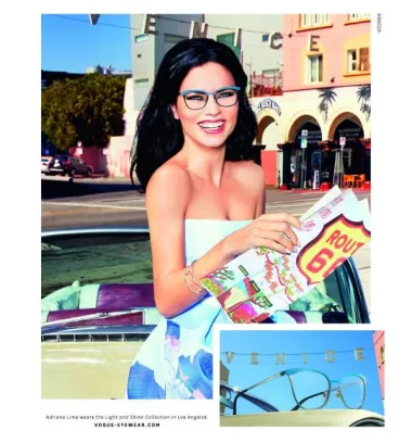 Brazilski supermodel Adriana Lima predstavila je novu Vogue Eyewear kampanju