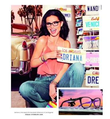 Brazilski supermodel Adriana Lima predstavila je novu Vogue Eyewear kampanju