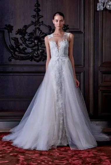 Monique Lhuillier vjenčanice proljeće 2016. (Izvor: Facebook Monique Lhuillier Facebook/www.moniquelhuillier.com)