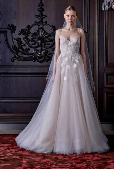 Monique Lhuillier vjenčanice proljeće 2016. (Izvor: Facebook Monique Lhuillier Facebook/www.moniquelhuillier.com)