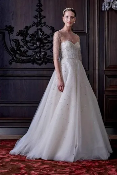 Monique Lhuillier vjenčanice proljeće 2016. (Izvor: Facebook Monique Lhuillier Facebook/www.moniquelhuillier.com)