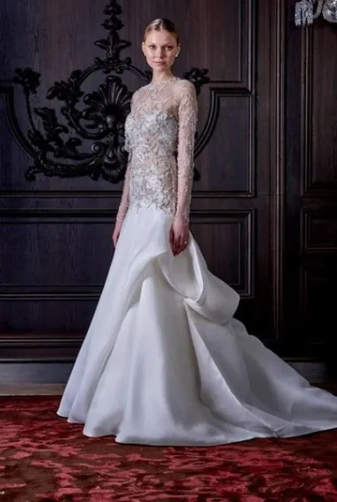 Monique Lhuillier vjenčanice proljeće 2016. (Izvor: Facebook Monique Lhuillier Facebook/www.moniquelhuillier.com)