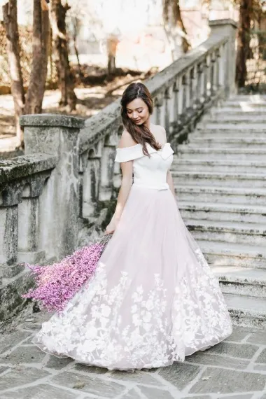Vjenčanice iz Sandrine nove kolekcije su romantične, nježne i ženstvene, a krojevi jednostavni i  elegantni (FOTO: Marija Laća)