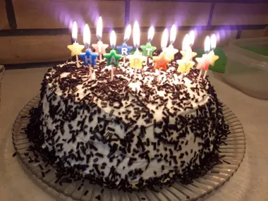 Milka torta koju je frendica napravila.