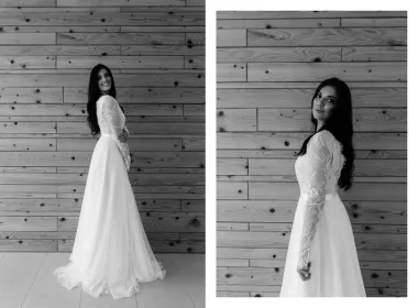 Brend poznat po pročišćenim linijama,laganim, lepršavim vjenčanicama i elegantnoj estetici, Kristina Alilović uspjela je svojim fotografijama taj duh prenijeti i u pet novih vjenčanica za “modernu mladenku”.