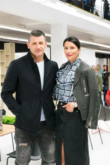 Iris Androšević Pinjuh sa suprugom Marijom (FOTO: Karla Jurić i Matej Jurčević)