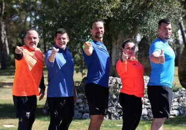 Mario Mlinarić, Tony Cetinski, Ivan Krolo, te natjecatelji treće sezone Irena Štetić Andrin te Miro Bajlo