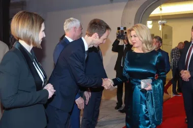 Dolazak predsjednice Kolinde Grabar-Kitarović (FOTO: Luka Stanzl/PIXSELL)