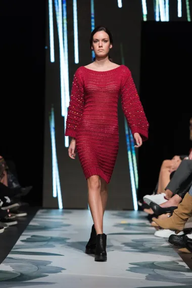 Dašak zime je na pistu Zagreb Fashion Destinationa donijela Mjera by Jelena Petković. (Foto: Matea Vrčković)