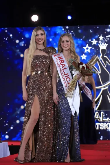 Ema Gracan i nova Kraljica Hrvatske Maja Lončarević (Foto: Josip Čekada)