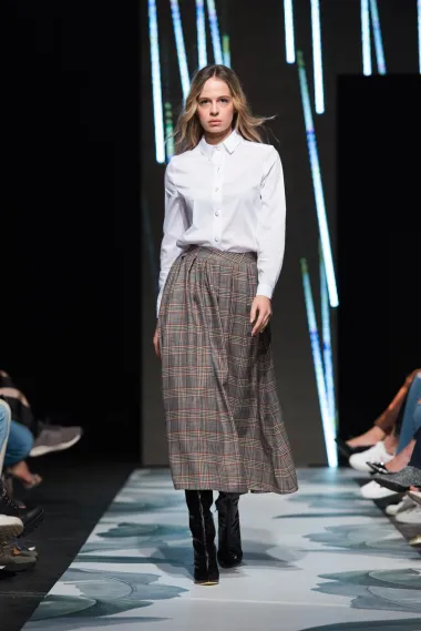 Prvu večer ZFD-a otvorio je Delight by Ivan Friščić, koji je svojim iznimno nosivim komadima poput odijela i kaputa, zasluženo odnio gromoglasan pljesak. (Foto: Matea Vrčković)