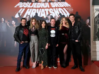 Dušan Bućan, Tihana Lazović, Ava Vučak Veljača, Predrag Ličina, Hristina Popović, Dado Ćosić (FOTO: Marko Prpić/PIXSELL)
