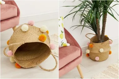 Košara s pom-pom lopticama, 121 kn (Foto: Asos)