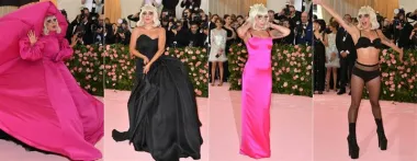 Svaka Met Gala ima određenu temu, a ovogodišnja je bila: "Camp: Zapisi na modi", inspirirana esejom Susan Sontag, prema kojem je 'Camp' definicija 'kiča', ljubavi prema neprirodnom, pretjerivanju.  Lady Gaga (www.profimedia.hr)
