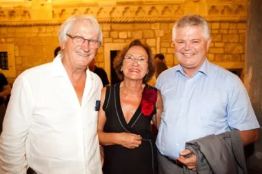 Đelo Jusić, Silvija Luks i gradonačelnik Andro Vlahušić
