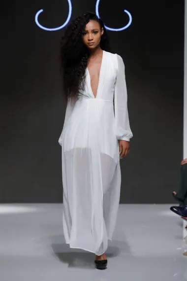 Kristina Burja, koja je dio internacionalnog projekta Green Fashion Week, oduševila je publiku svježim, originalnim idejama što je izuzetno traženo u vrijeme hiperprodukcije u modnoj industriji.  (FOTO: Regis Colin Berthelier i Gio Staiano)
