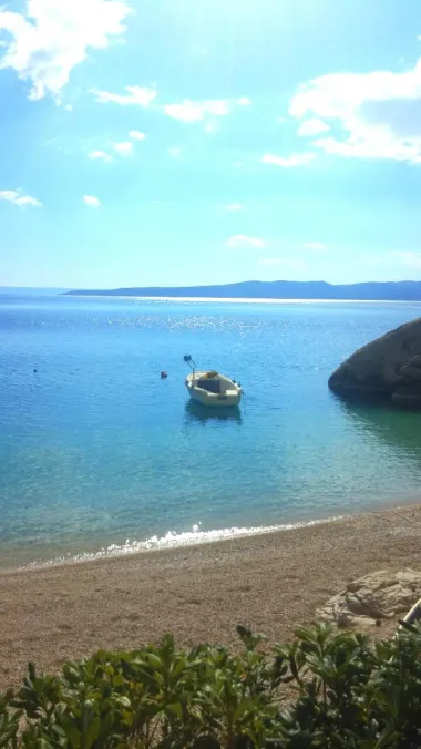Apartman Brela-pogled na more
