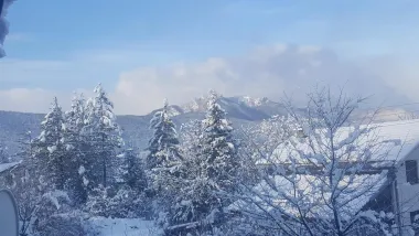 Klek u zimsko jutro