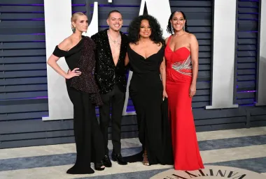 Ashlee Simpson Ross, Evan Ross, Diana Ross and Tracee Ellis Ross (FOTO: Getty Images)
