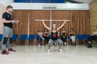 Pripreme u kategoriji Sport&amp;Fitness vodio je MBS sportsko medicinski centar ,a trener Fabijan Miškulin ocjenjivao je djevojke kroz pet motoričkih testova koji su dali ukupnu sliku o razini funkcionalnosti tijela i kondicijskih sposobnosti natjecateljica.