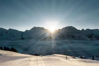 Izlazak sunca na skijalištu Lech am Arlberg, Oesterreich Werbung, Foto; thecreatingclick.com