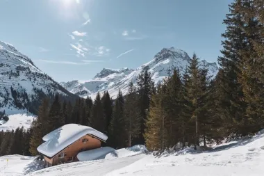 Koliba na skijalištu Lech Zuers, Oesterreich Werbung, Foto; thecreatingclick.com