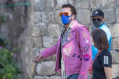 Sutradan se cijeli set preselio u  Cavtat, a Nicolas je 'isfurao' jaknu koja je potpuni hit Foto: Grgo Jelavić/Pixsell