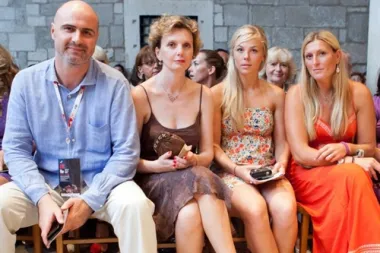 Mladen Pejković sa suprugom u društvu Janice Kostelić i Elen Arnasdottir