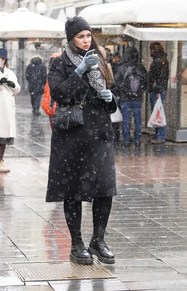 Ni malo snijega nije omelo ovotjednu zagrebačku špicu