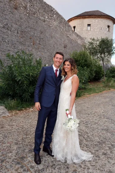 Bivša skijašica se udala za Travisa Becka u rujnu 2016. na Trsatskoj gradini. Odabrala je haljinu s potpisom riječkog ateljea Corte.