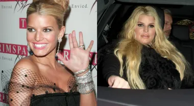 Glumica i pjevačica Jessica Simpson jedna je od slavnih dama koja je kroz godine najviše oscilirala u težini. Od manekenske građe znala je doći do 100 kilograma, zbog čega je često bila meta zlobnih komentara. Pogotovo se znala udebjati tijekom i nakon trudnoća, no u konačnici se uspjela ponovno vratiti na početnu kilažu. Jessica je doista iskusna u mršavljenju pred kamerama. 