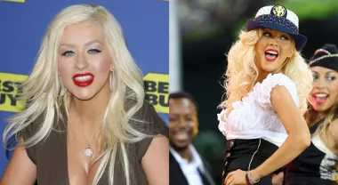 Pjevačica Christina Aguilera bila je seks simbol ranih 2000-ih, a plijenila je pažnju vitkom linijom i bajnim glasom, no s godinama se znatno udebljala. Christina je do rođenja svog djeteta bila mršavica, a onda je malo po malo počela prihvaćati svoje punašnije tijelo. Danas je ponosna na bujne obline i ženstvenu figuru te se očito ne planira vraćati na liniju iz mladih dana. 