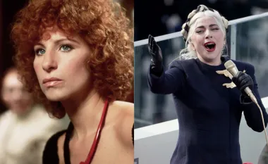 Osim toga da na ovim fotkama obje imaju 34 godine, i Lady Gaga i Barbra Streisand poznate su kao vrsne glumice, oskarovke i dive fantastičnog glasa. Iako su se profilirale u različitim erama, pa je njihov modni izričaj definitivno drugačiji, rekli bismo da Barbra izgleda ipak nešto starije od Lady Gage na ovim fotkama. 