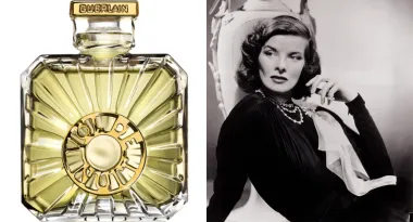 Ljubiteljica zrakoplovstva i oskarovka Kate Hepburn obožavala je miris Jacquesa Guerlaina iz 1933. - Vol de Nuit, s drvenastim i začinjenim cvijetnim mirisom, u notama bergamota, jasmina i vanilije.