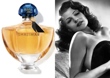Često su je fotografirali kako nanosi parfem, a Rita Hayworth bila je velika obožavateljica orijentalnog mirisa iz 1925. - Guerlain Shalimar. Taj je parfem inače i dalje uvijek zastupljen na ljestvicama najboljih i najpopularnijih parfema svih vremena. 