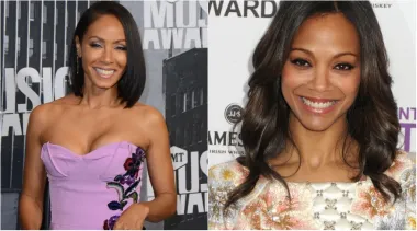 I Zoe Saldana i Jada Pinkett-Smith imaju uske čeljusti i visoke obraze. To, u kombinaciji s njihovim osmijesima i očima u obliku badema čini ih vrlo sličnima.