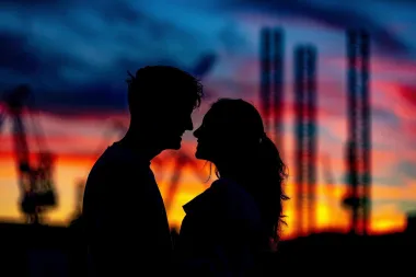 Romantičan zalazak sunca u Puli u srpnju ove godine vraća nam vjeru u ljubav.