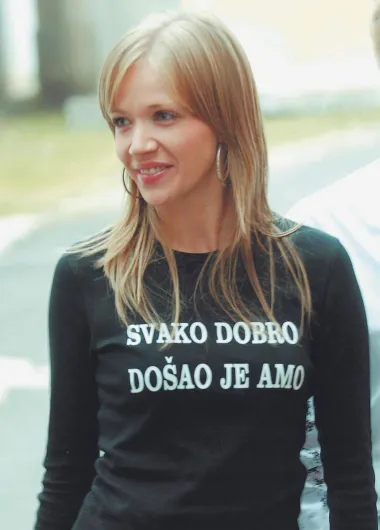 Rozga na promociji novog albuma grupe Magazin u kaznionici Lepoglava 2004. godine.