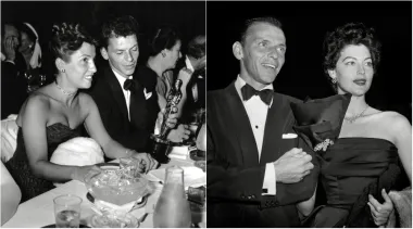 Frank Sinatra bio je oduševljen glumicom Avom Gardner od prvog trenutka kada ju je ugledao, iako je tada bio u braku sa svojom suprugom Nancy. Nedugo nakon toga, njih dvoje su započeli strastvenu ljubavnu vezu, a Sinatra je ostavio svoju suprugu i majku svoje troje djece 1950. godine. Čim je njihov razvod okončan godinu kasnije, Sinatra i Gardner su se vjenčali. Bili su zajedno svega nekoliko godina, do 1957. godine, kada su se razveli.