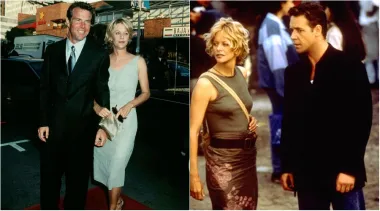 Meg Ryan i Russell Crowe su 2000. bili u Ekvadoru na snimanju filma &quot;Dokaz života&quot;, a tabloidi su ubrzo otkrili da Ryan s njim vara svog tadašnjeg supruga, glumca Dennisa Quaida, s kojim je bila u braku devet godina. Svijet su preplavile vijesti o aferi i Quaid je ubrzo podnio zahtjev za razvod. Ryan je istaknula da razvod nije bio samo njezina krivnja te da je Quaid također bio nevjeran tijekom njihova braka. Crowe i Ryan kasnije su se razišli.