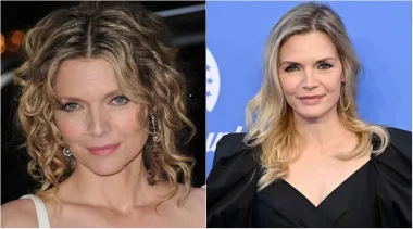 Glumica Michelle Pfeiffer u dobi od 65 godine izgleda jednako dobro kao i s 51 godinom, koliko je imala na prvoj fotografiji, no vidljivo je da su joj godine donijele više samopouzdanja i &quot;ono nešto&quot; zbog čega izgleda tako sjajno. Tri puta nominirana za Oscara, Pfeiffer je najpoznatija po ulogama u filmovima &quot;Lice s ožiljkom&quot; i &quot;Opasne misli&quot;, kao i filmu &quot;Vještice iz Eastwicka&quot;, a nedavno smo ju gledali u &quot;Ubojstvu u Orient Expressu&quot; i u Marvelovom filmu &quot;Ant-Man i Wasp&quot;.