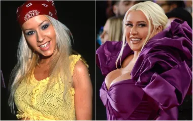 I slavna glumica i pjevačica Christina Aguilera na početku karijere imala je simpatičan razmak između prva dva zuba, a danas joj osmijeh izgleda gotovo neprepoznatljivo - ima prekrasne i ravne bijele zube.
