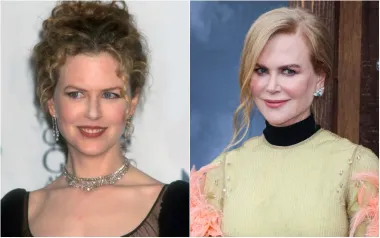 U osamdesetima i devedesetima, kada se proslavila ulogama u filmovima &quot;Dani Groma&quot;, &quot;Žena za koju se umire&quot; i &quot;Oči širom zatvorene&quot;, američko-australska glumica i oskarovka Nicole Kidman imala je kovrčavu  riđu kosu i izgledala je puno drugačije nego danas. Danas slovi za jednu od najpoznatijih glumica na svijetu, a svoju kosu obojila je u sad već prepoznatljivu plavu boju i podvrgnula se nekim estetskim zahvatima.