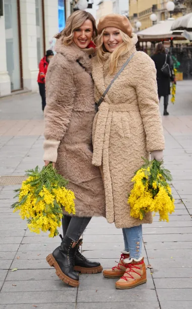Ni malo snijega nije omelo zagrebačku špicu, a buce i krzneni kaputi bili su glavni hit